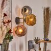 Ripoll Luminarias esféricas, Apliques dorado, Negro, 3 luces