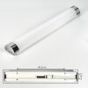 Morges Lámpara de espejos LED Cromo, Blanca, 1 luz