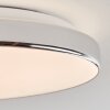 Makak Lámpara de Techo LED Cromo, Blanca, 1 luz