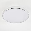 Makak Lámpara de Techo LED Cromo, Blanca, 1 luz