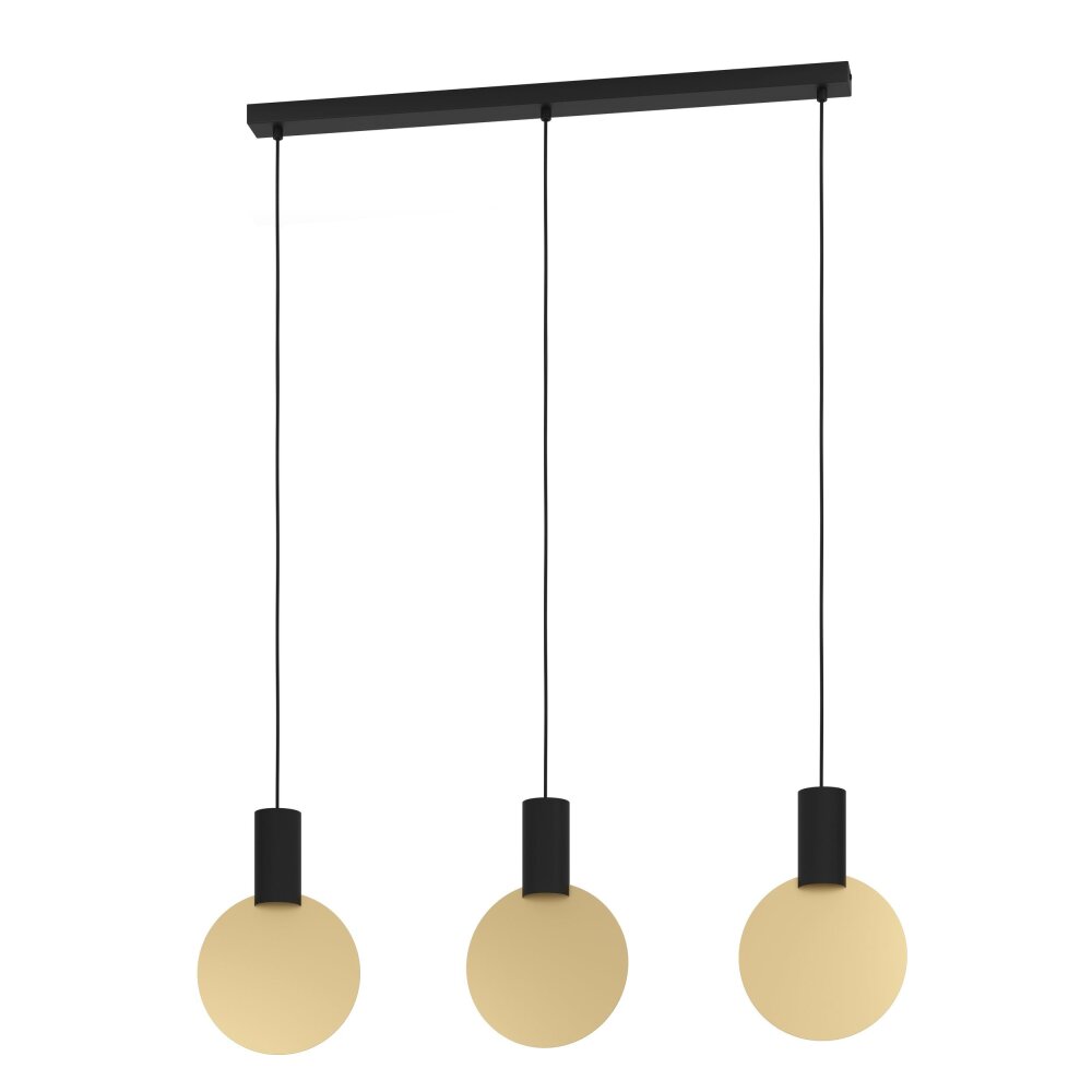 Lámparas Eglo SARONA Negro, 3 luces main product photo