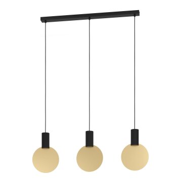 Lámparas Eglo SARONA Negro, 3 luces