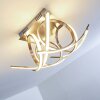Felin Lámpara de Techo LED Níquel-mate, 1 luz