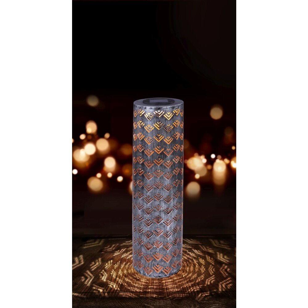 Globo REX Lámpara solar LED Plata, 1 luz main product photo