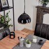 Foverup Lámpara Colgante Cromo, Negro, 1 luz