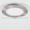 Finsrud Lámpara empotrable LED Níquel-mate, 1 luz