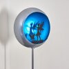 Loano Lámpara solar LED Azul, Plata, 1 luz