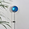 Loano Lámpara solar LED Azul, Plata, 1 luz