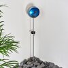 Loano Lámpara solar LED Azul, Plata, 1 luz