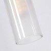 Morges Lámpara de espejos LED marrón oscuro, Níquel-mate, 2 luces