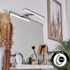 Morges Lámpara de espejos LED Cromo, Blanca, 1 luz