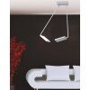 Luce-Design Book Lámpara de Techo LED Plata, 2 luces