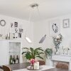 Anneau Lámpara de Techo LED Cromo, Plata, 2 luces