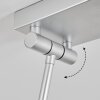 Anneau Lámpara de Techo LED Cromo, Plata, 2 luces