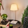 Mayordomo Lámpara de mesa LED Blanca, 1 luz