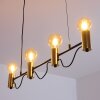 Gnarp Lámpara Colgante Negro-dorado, 4 luces