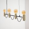 Gnarp Lámpara Colgante Negro-dorado, 4 luces