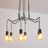 Cuyama Lámpara Colgante Negro, 6 luces