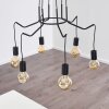 Cuyama Lámpara Colgante Negro, 6 luces