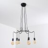 Cuyama Lámpara Colgante Negro, 6 luces