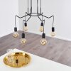 Cuyama Lámpara Colgante Negro, 6 luces