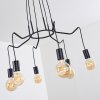 Cuyama Lámpara Colgante Negro, 6 luces