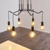 Cuyama Lámpara Colgante Negro, 6 luces