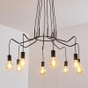 Cuyama Lámpara Colgante Negro, 4 luces