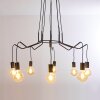 Cuyama Lámpara Colgante Negro, 4 luces