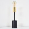 Gnarp Lámpara de mesa dorado, Negro, 1 luz