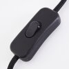 Gnarp Lámpara de mesa dorado, Negro, 1 luz