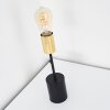 Gnarp Lámpara de mesa dorado, Negro, 1 luz