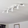 Rezat Lámpara de Techo LED Blanca, 1 luz