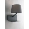 Luce-Design Ciak Aplique Gris, 1 luz