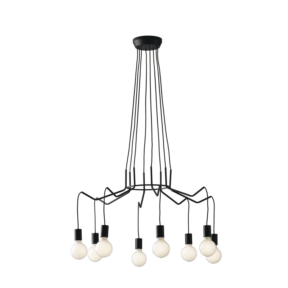 Cuyama Lámpara Colgante Negro, 4 luces main product photo