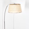 Sabadim Lámpara de pie Cromo, Negro, 1 luz
