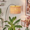 Cavaca Lámpara de pie Cromo, Negro, 1 luz