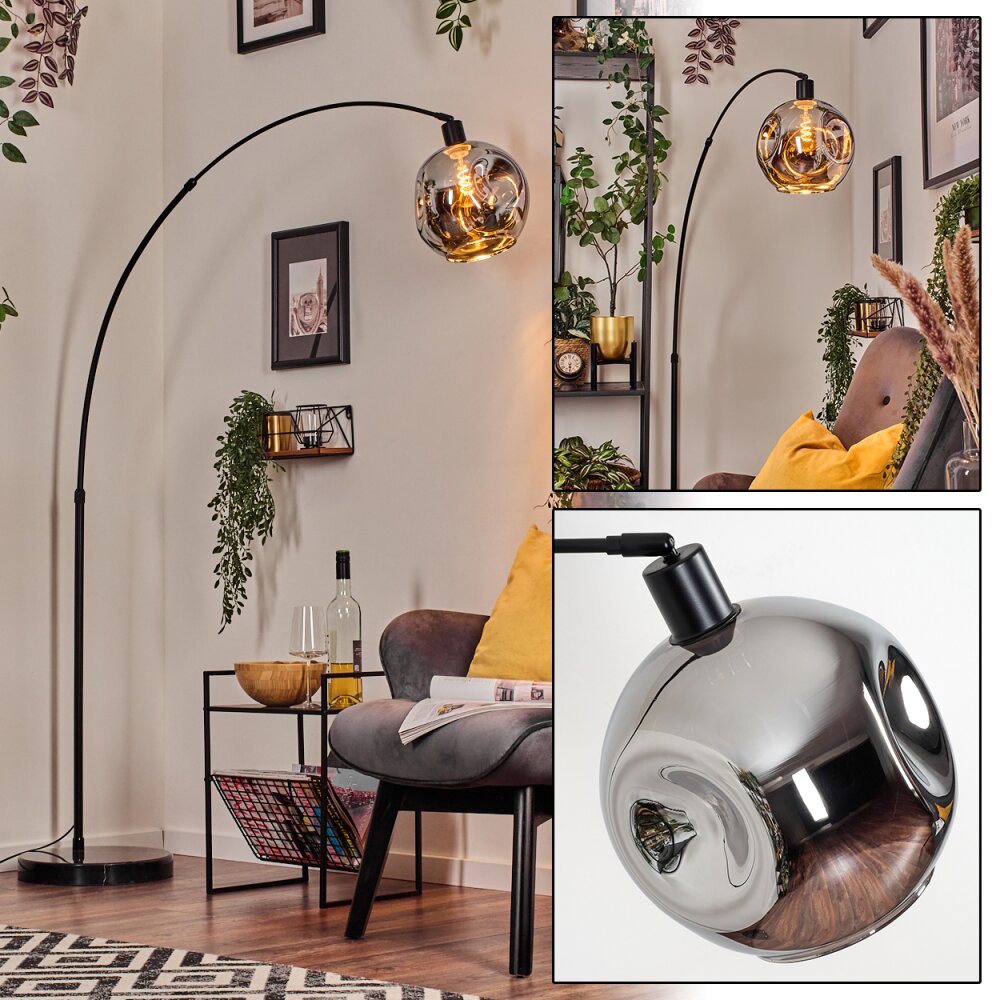 Ripoll Luminarias esféricas, Lámpara de pie Negro, 1 luz main product photo