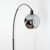 Ripoll Luminarias esféricas, Lámpara de pie Negro, 1 luz