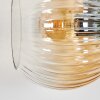 Koyoto Luminarias esféricas, Apliques Colores ámbar, Transparente, Ahumado, 3 luces
