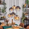 Koyoto Lámparas suspendidas, Luminarias esféricas, Lámparas colgantes Colores ámbar, Transparente, Ahumado, 6 luces