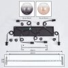 Koyoto Lámparas suspendidas, Luminarias esféricas, Lámparas colgantes Colores ámbar, Transparente, Ahumado, 6 luces