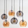 Koyoto Lámparas suspendidas, Luminarias esféricas, Lámparas colgantes Colores ámbar, Ahumado, 6 luces