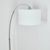 Soungou Lámpara de pie Cromo, Negro, 1 luz