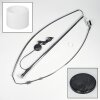 Bassagoda Lámpara de pie Cromo, Negro, 1 luz