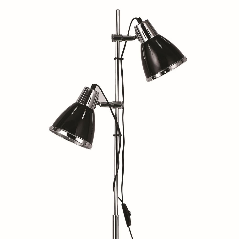 Ideal Lux ELVIS Lámpara de Pie Negro, 2 luces main product photo