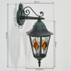 Hongkong Aplique de exterior, Apliques Verde, Negro, 1 luz