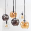 Ripoll Lámparas suspendidas, Luminarias esféricas, Lámparas colgantes Colores ámbar, Transparente, Ahumado, 6 luces