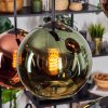 Koyoto Lámparas suspendidas, Luminarias esféricas, Lámparas colgantes Azul, Verde, Color cobre, 6 luces