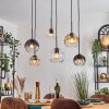 Koyoto Lámparas suspendidas, Luminarias esféricas, Lámparas colgantes Colores ámbar, Transparente, Ahumado, 6 luces